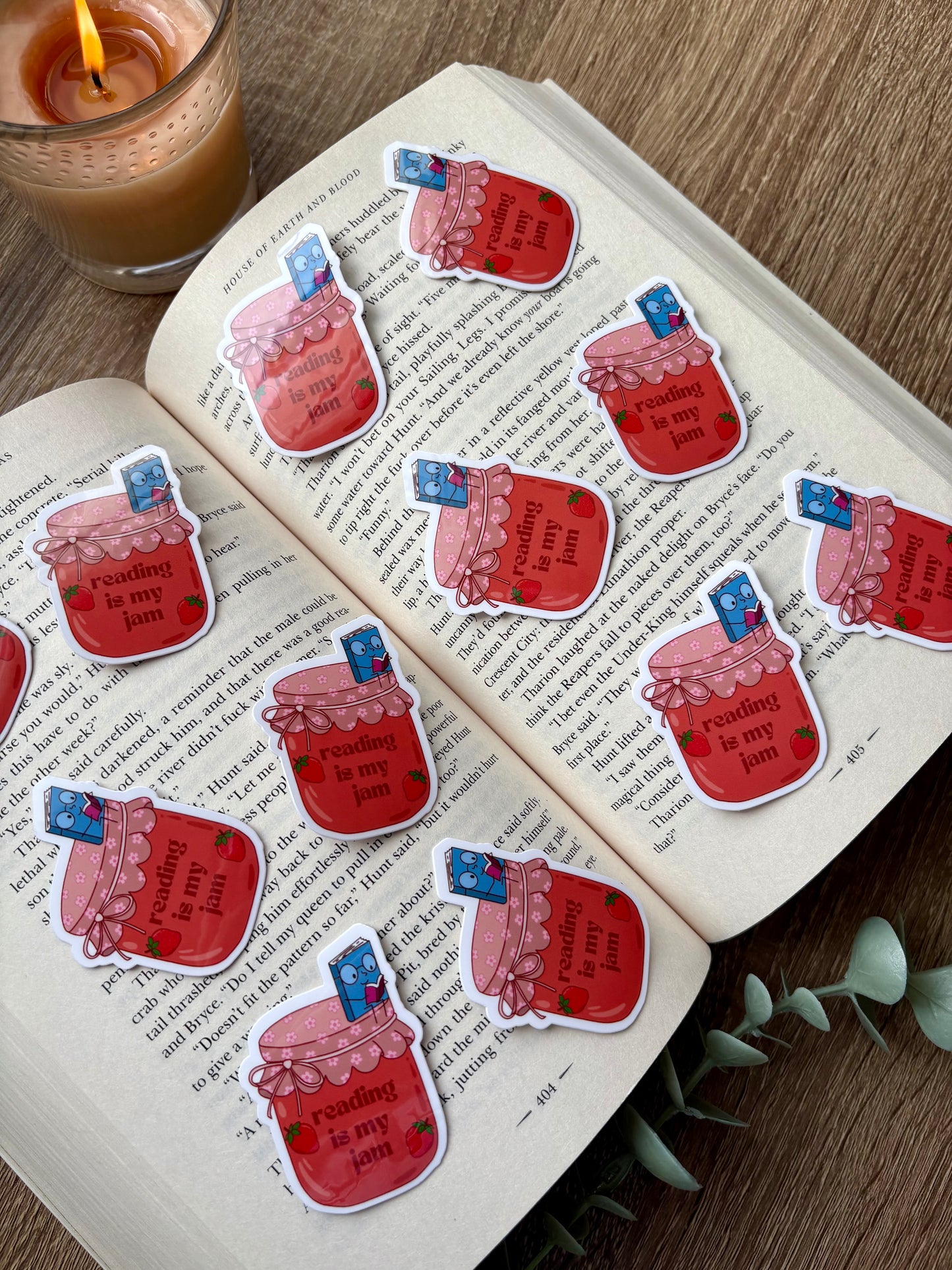 Reading Is My Jam Sticker