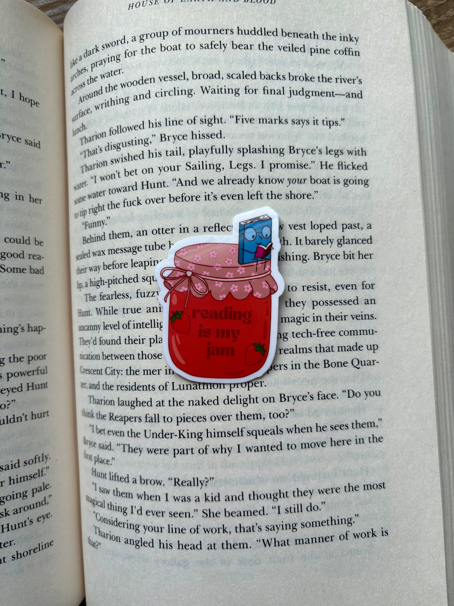 Reading Is My Jam Sticker