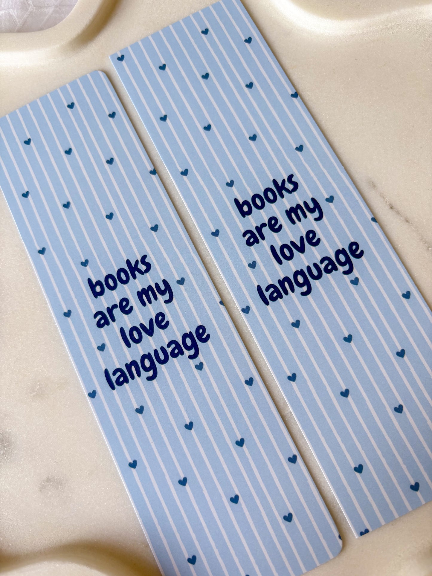 Books Are My Love Language Bookmark