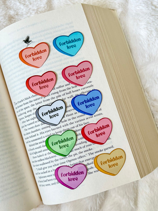 Forbidden Love Candy Heart Sticker