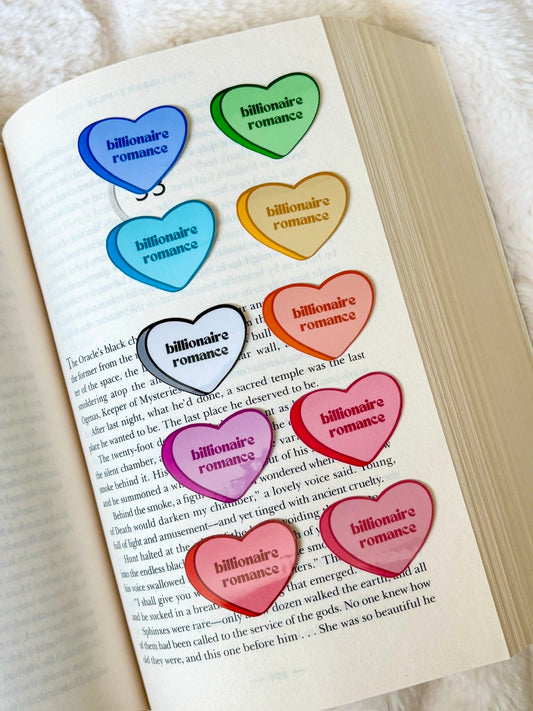 Billionaire Romance Candy Heart Sticker