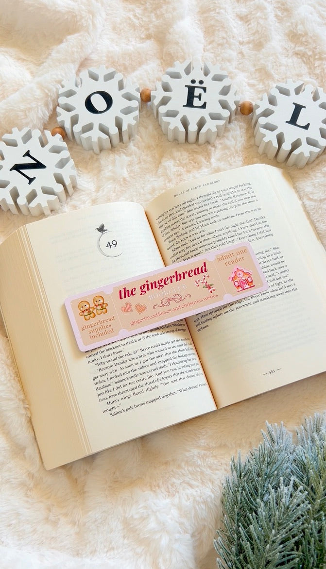 The Gingerbread Bookclub Bookmark