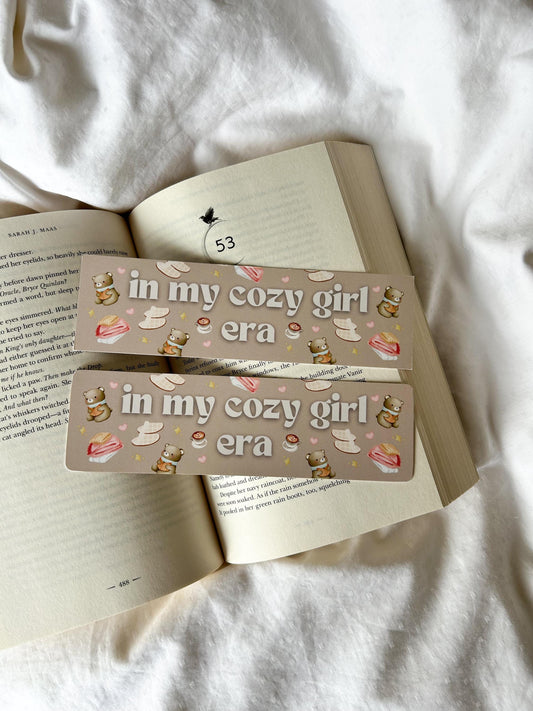 In My Cozy Girl Era Bookmark