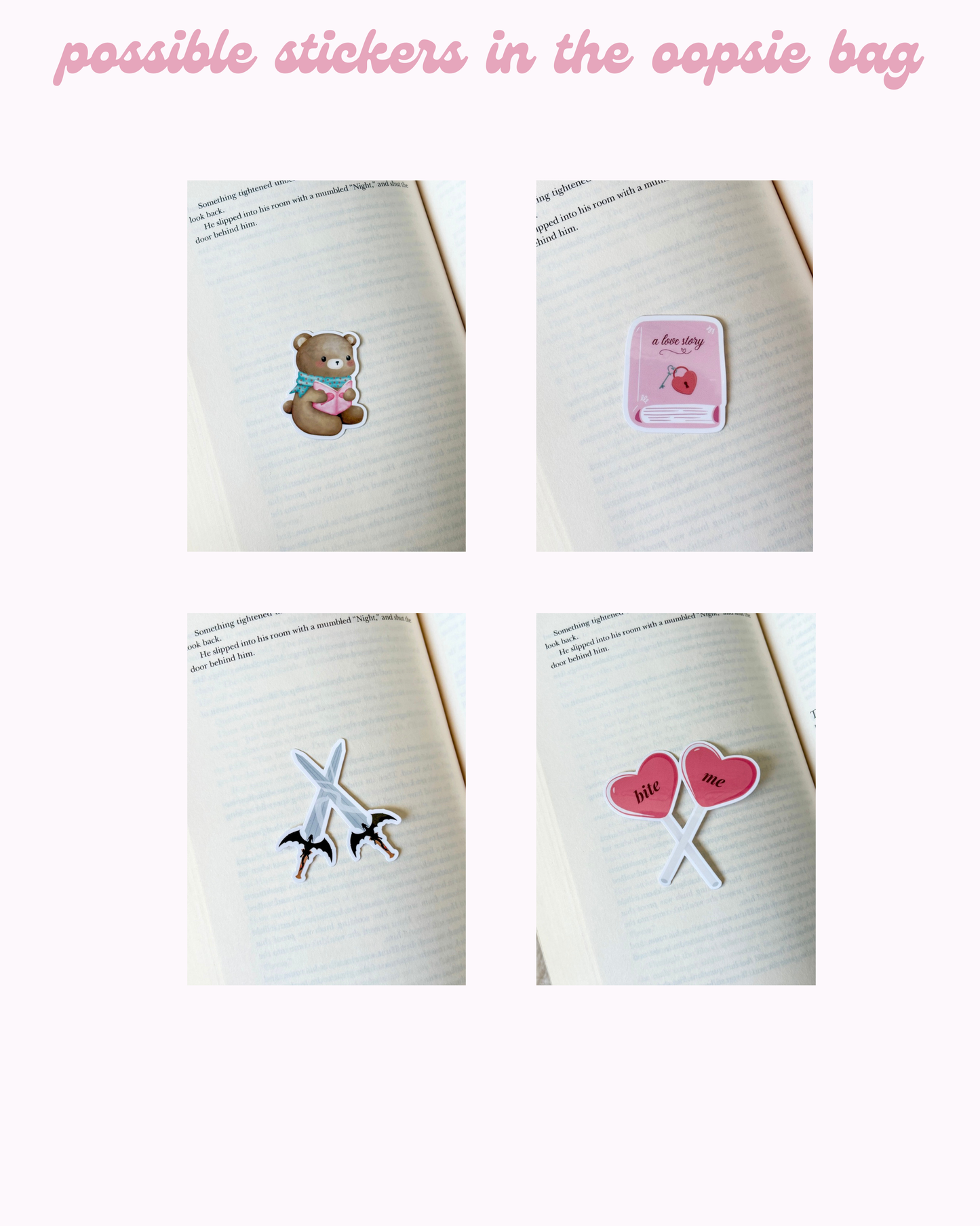 Oopsie Sticker Bag
