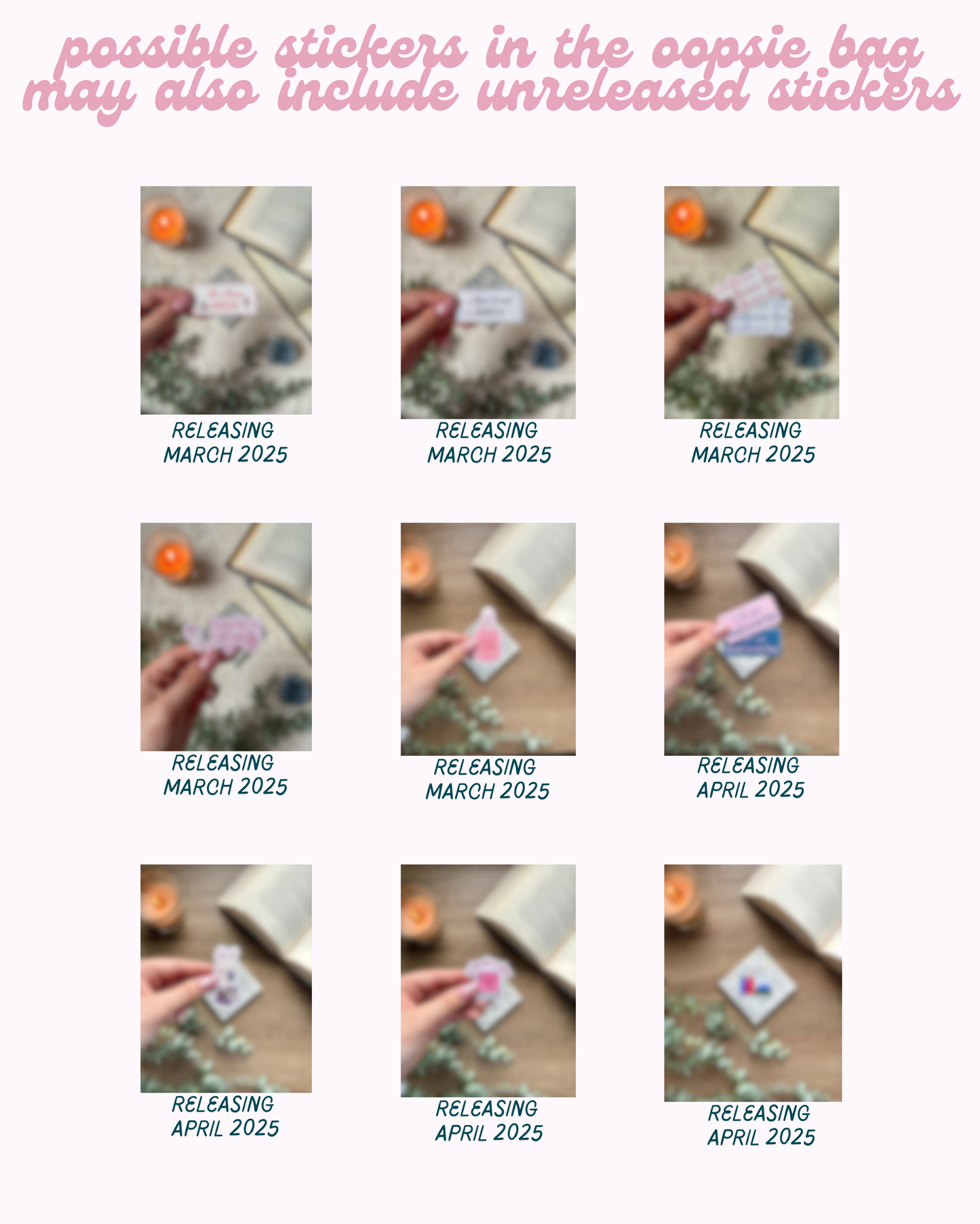 Oopsie Sticker Bag
