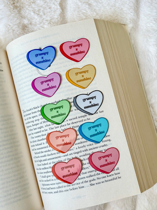Grumpy x Sunshine Candy Heart Sticker