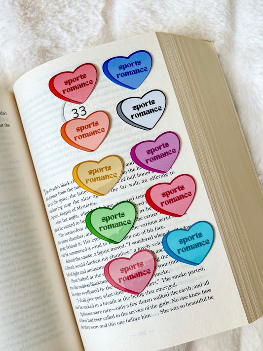 Sports Romance Candy Heart Sticker