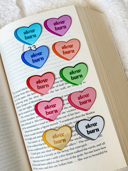 Slow Burn Candy Heart Sticker