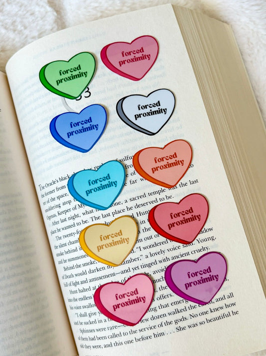 Forced Proximity Candy Heart Sticker