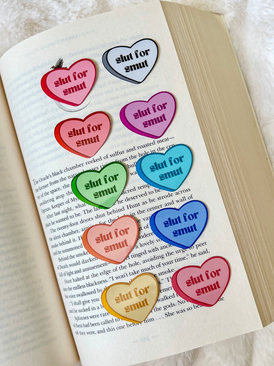 Slut for Smut Candy Heart Sticker