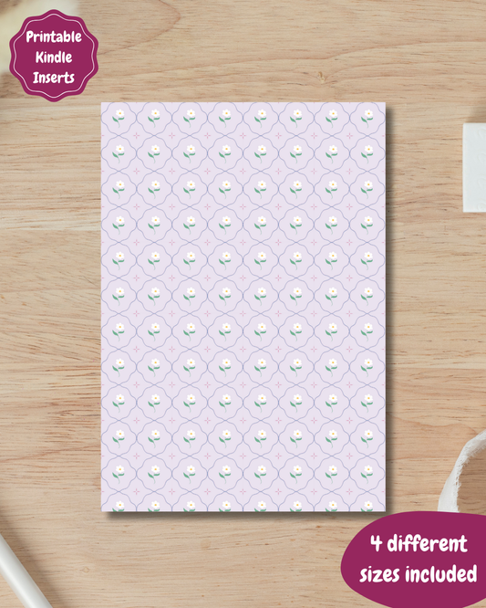 Diamond Flowers Kindle Insert DIGITAL