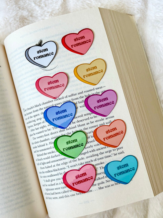 STEM Romance Candy Heart Sticker
