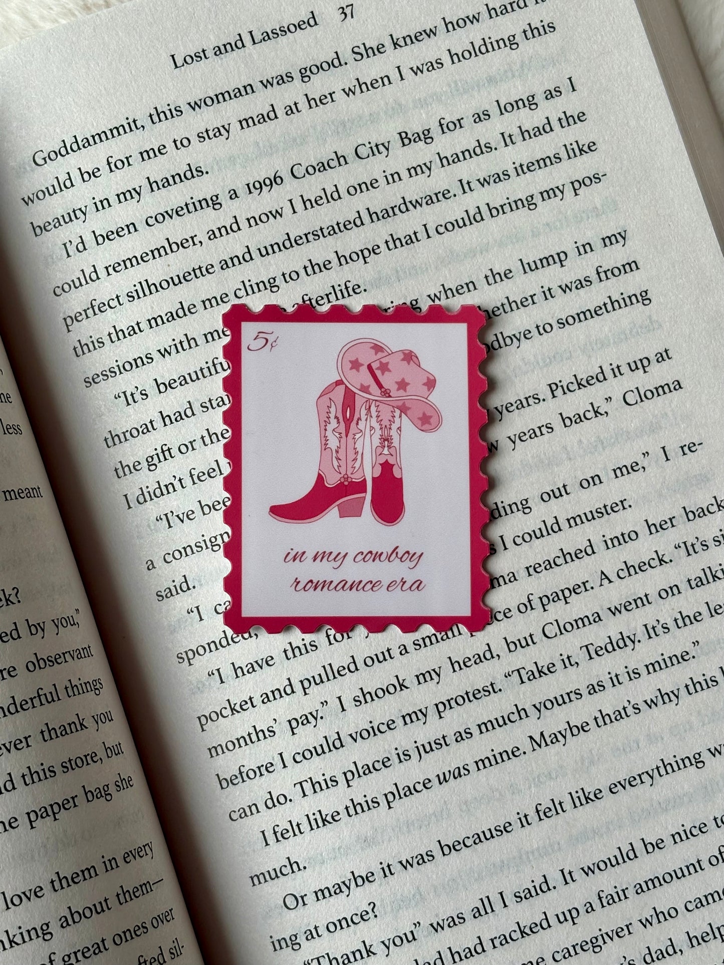 In My Cowboy Romance Era Sticker