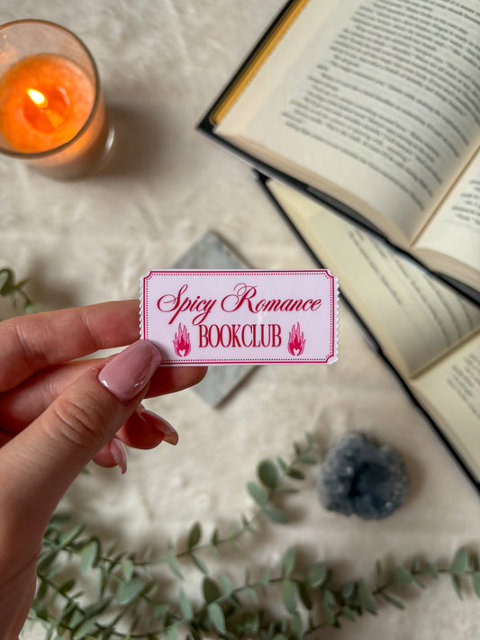 Spicy Romance Bookclub Sticker
