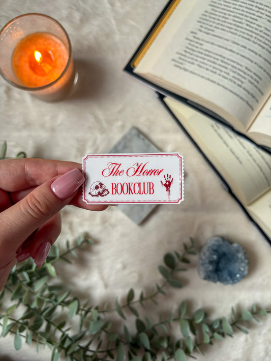 The Horror Bookclub Sticker
