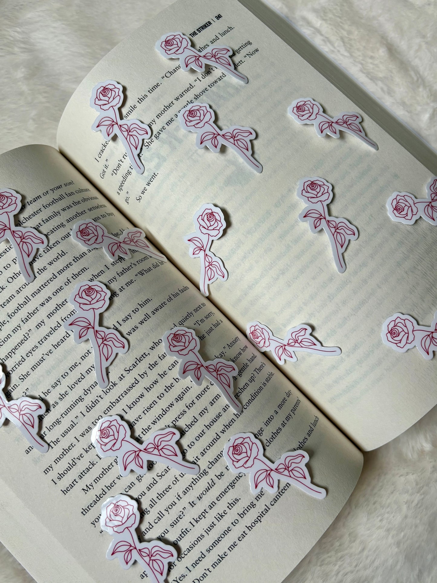 Hopeless Romantic Rose Sticker