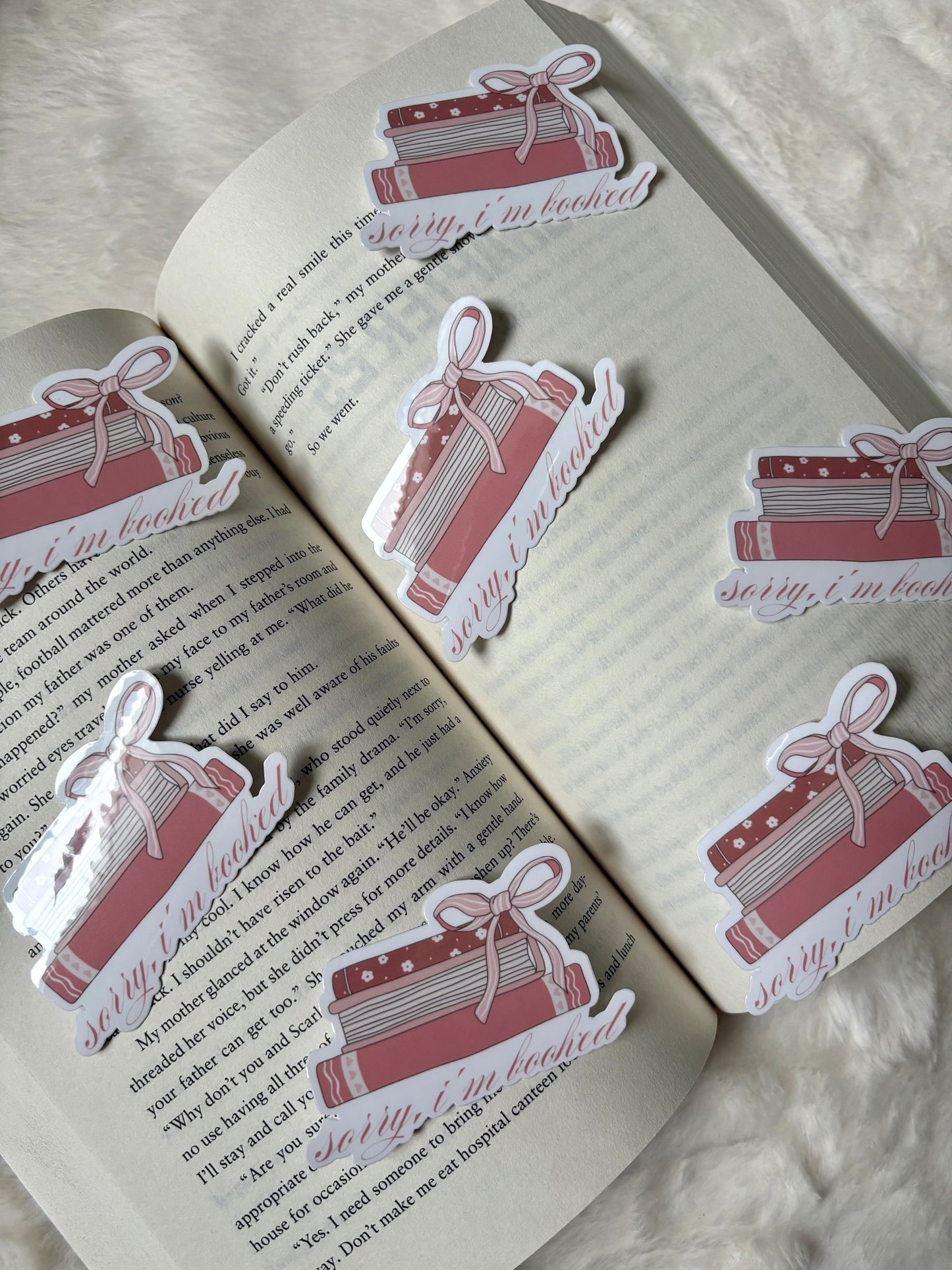 Sorry, I'm Booked Sticker