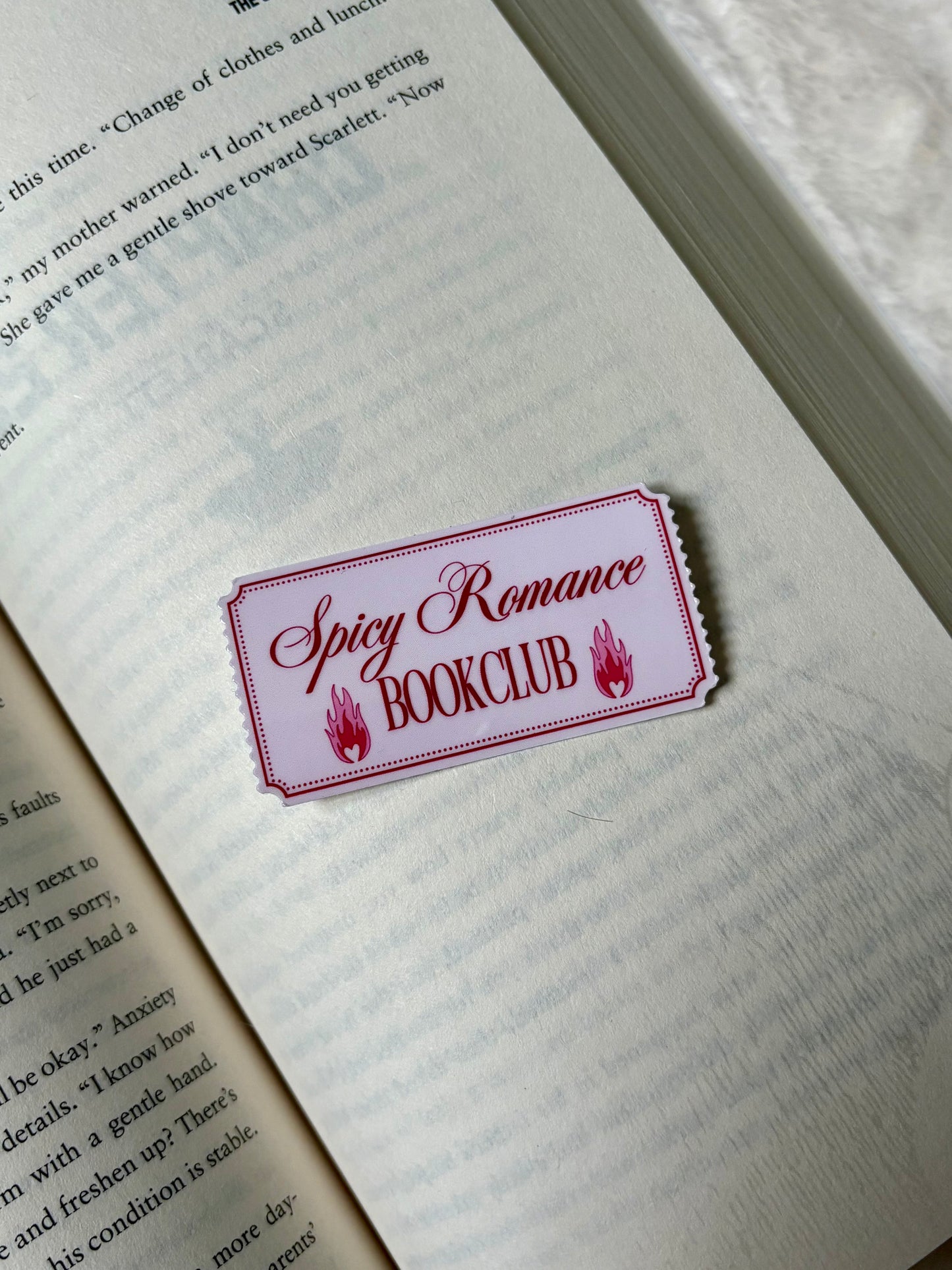 Spicy Romance Bookclub Sticker