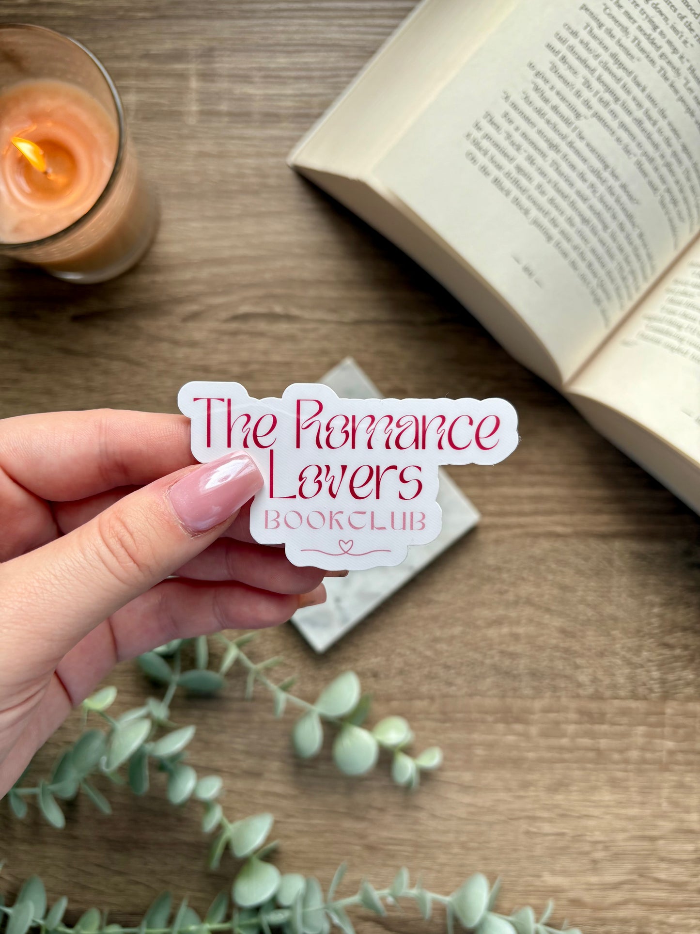 The Romance Lovers Bookclub Stickers