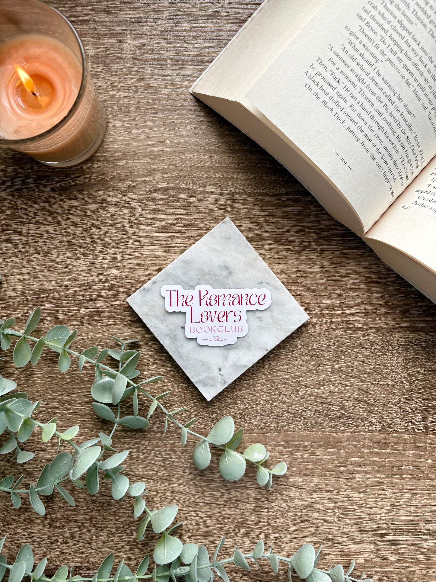 The Romance Lovers Bookclub Stickers