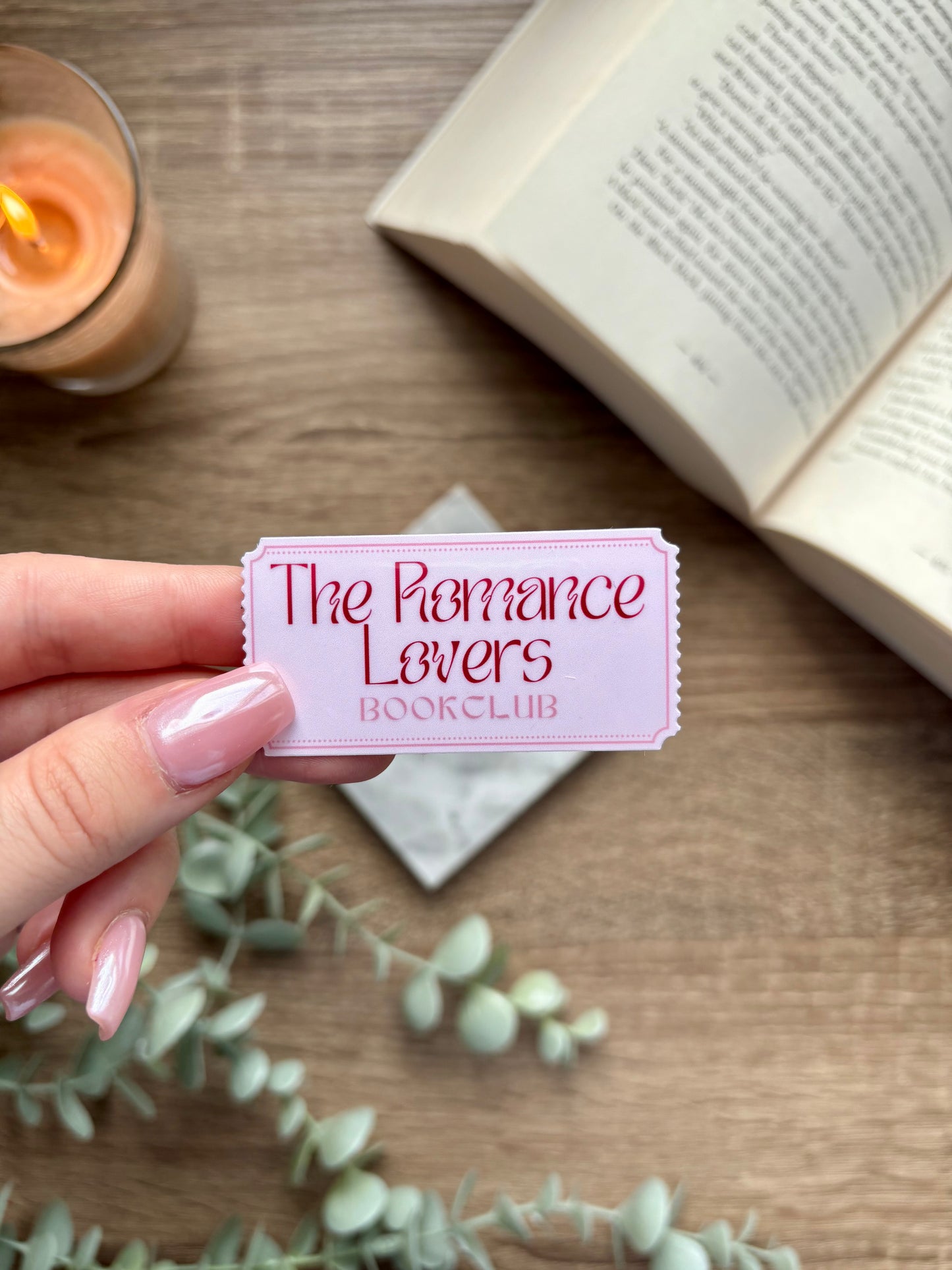 The Romance Lovers Bookclub Stickers