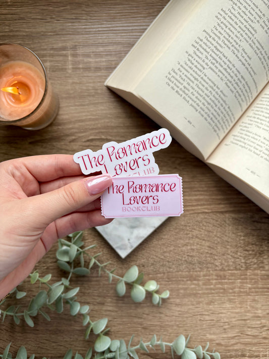 The Romance Lovers Bookclub Stickers