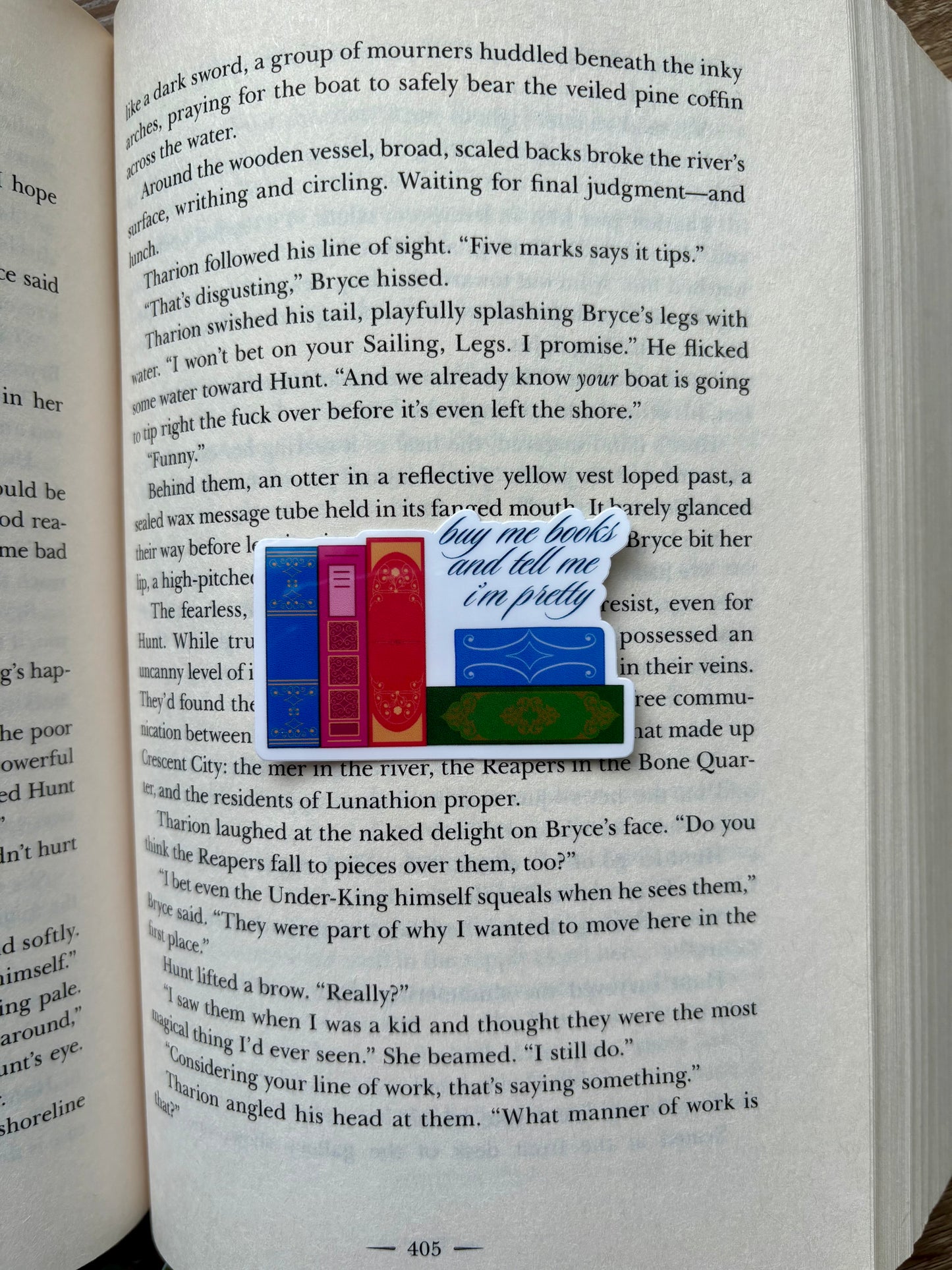 Buy me Books And Tell me I'm Pretty Sticker