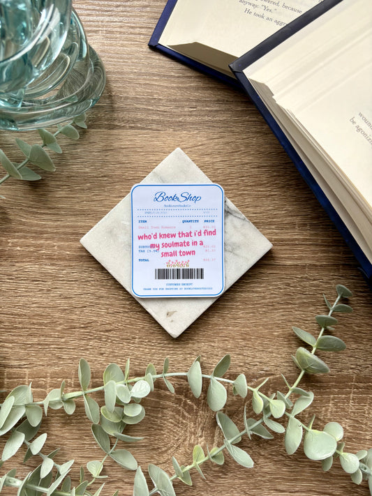 Small Town Romance Receipt Sticker