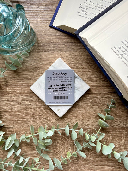 Enemies to Lovers Receipt Sticker