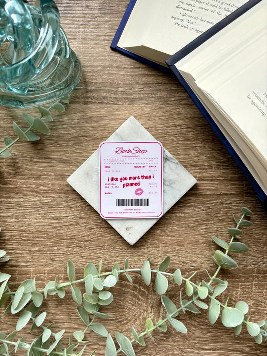 Fake Dating Receipt Sticker