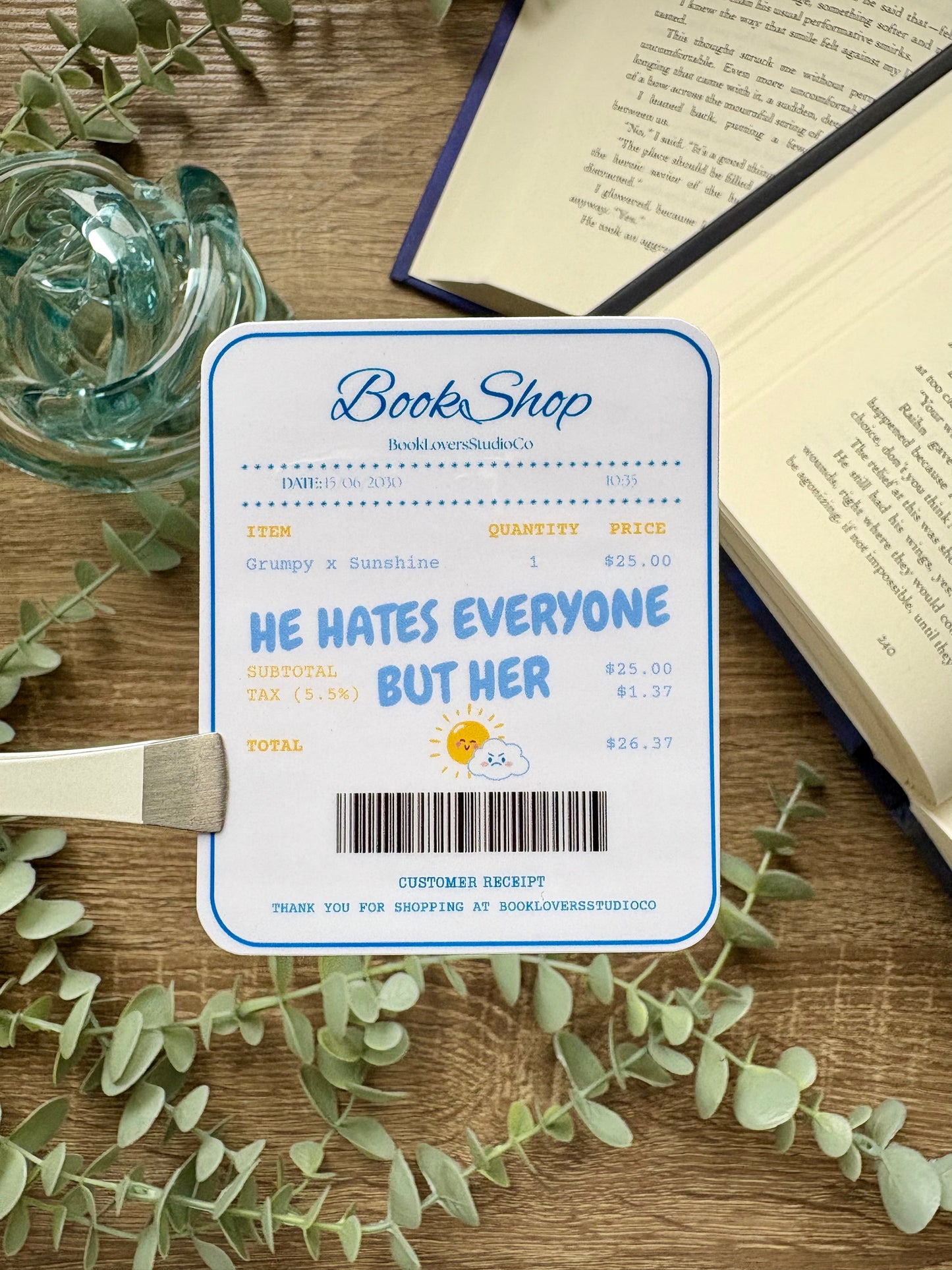 Grumpy x Sunshine Receipt Sticker