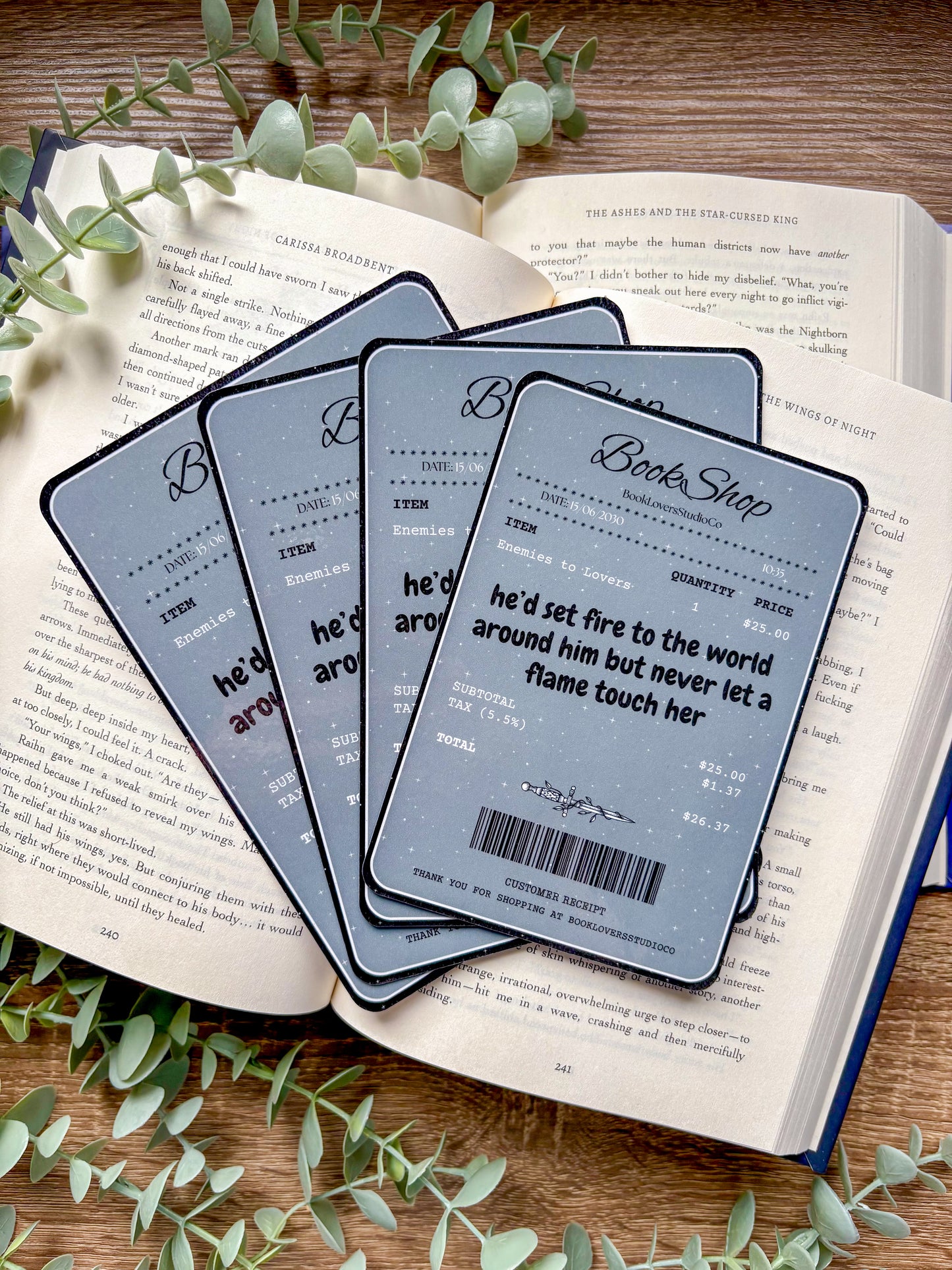Enemies to Lovers Receipt Bundle