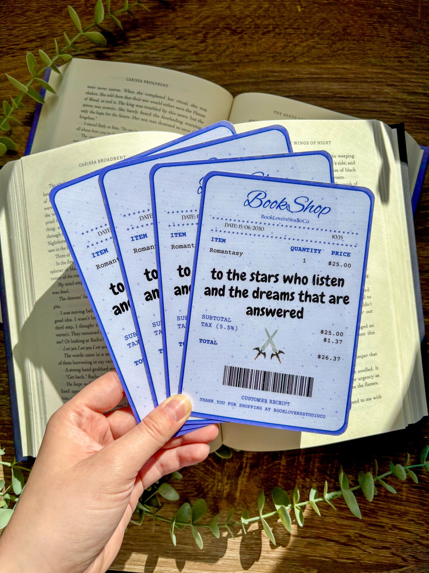 Trope Receipt Kindle Insert Bundle