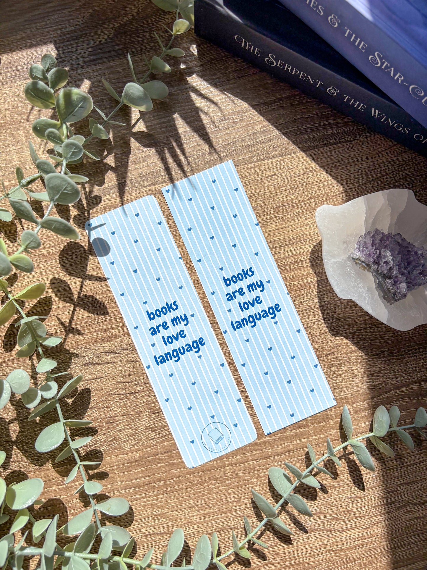 Books Are My Love Language Bookmark