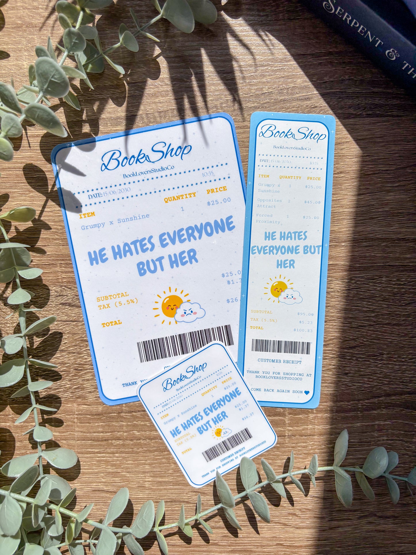 Grumpy x Sunshine Receipt Bundle