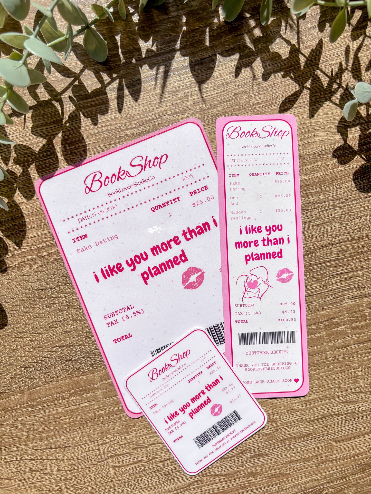 Fake Dating Receipt Bundle