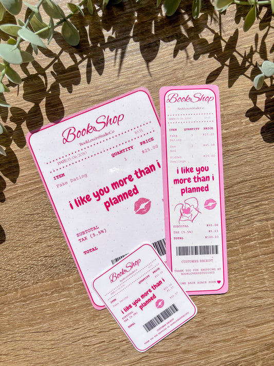 Fake Dating Receipt Bundle