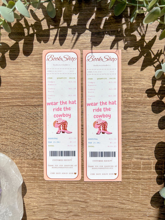 Trope Receipt Bookmark Bundle