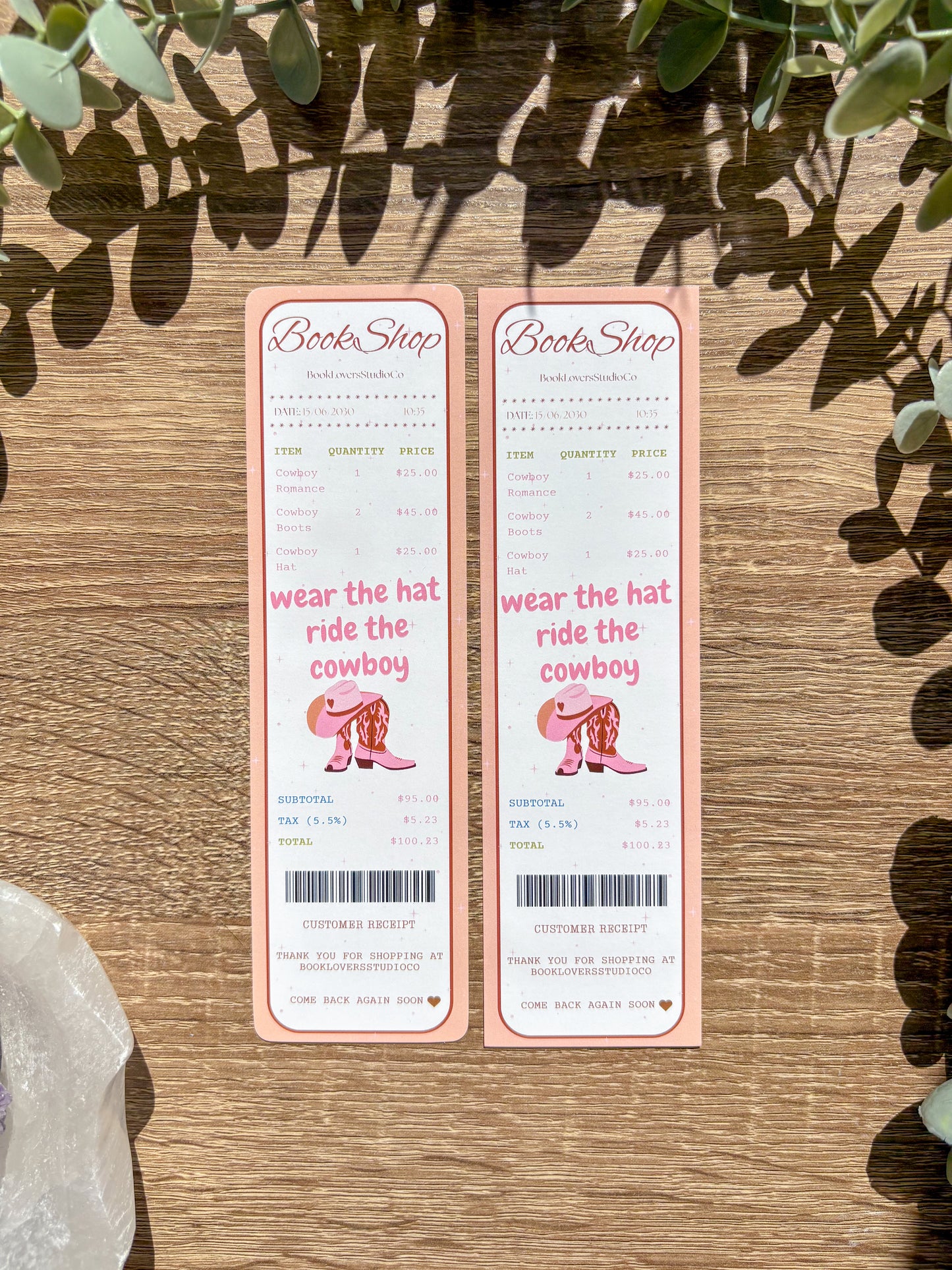 Cowboy Romance Receipt Bundle