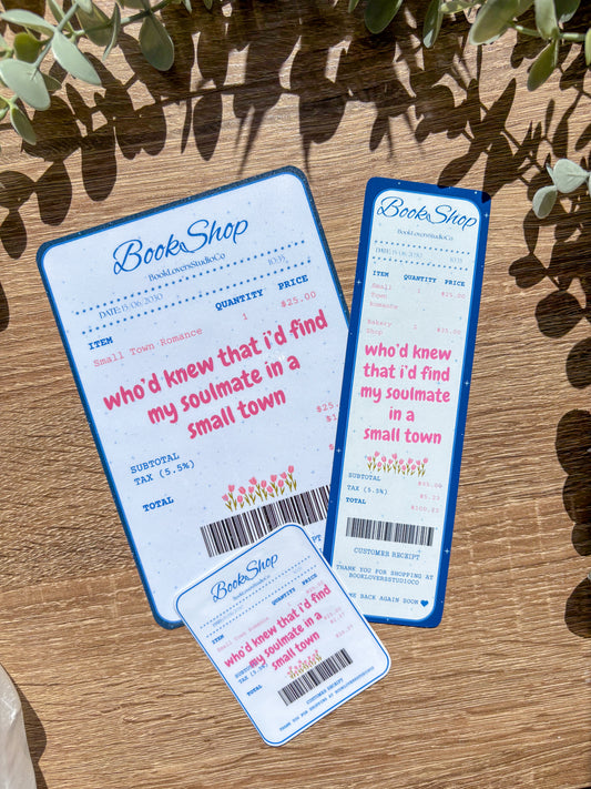 Small Town Romance Receipt Bundle