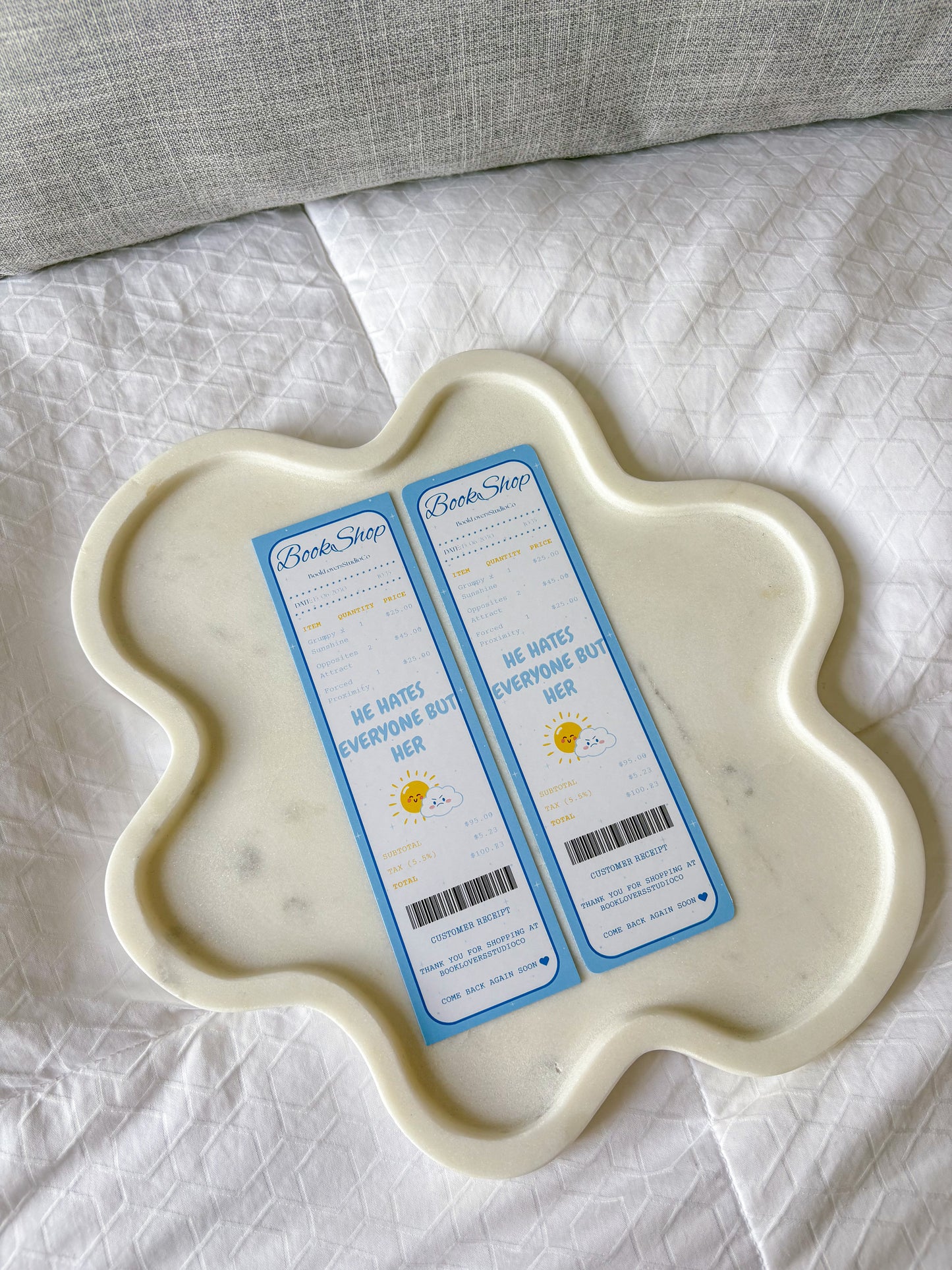 Grumpy x Sunshine Receipt Bookmark