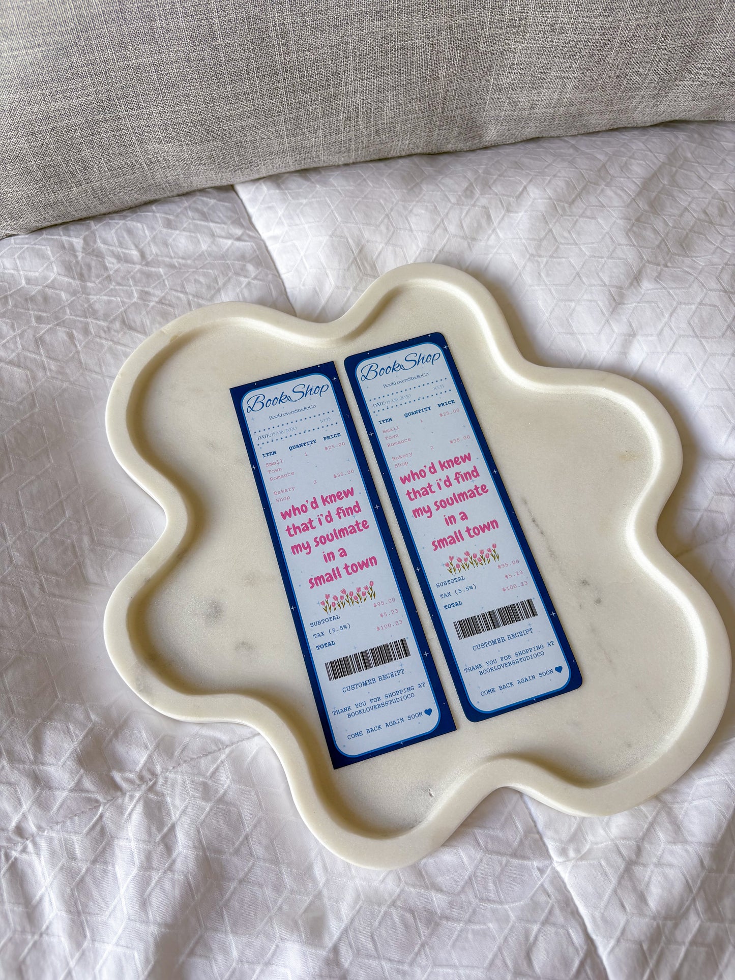 Small Town Romance Receipt Bookmark