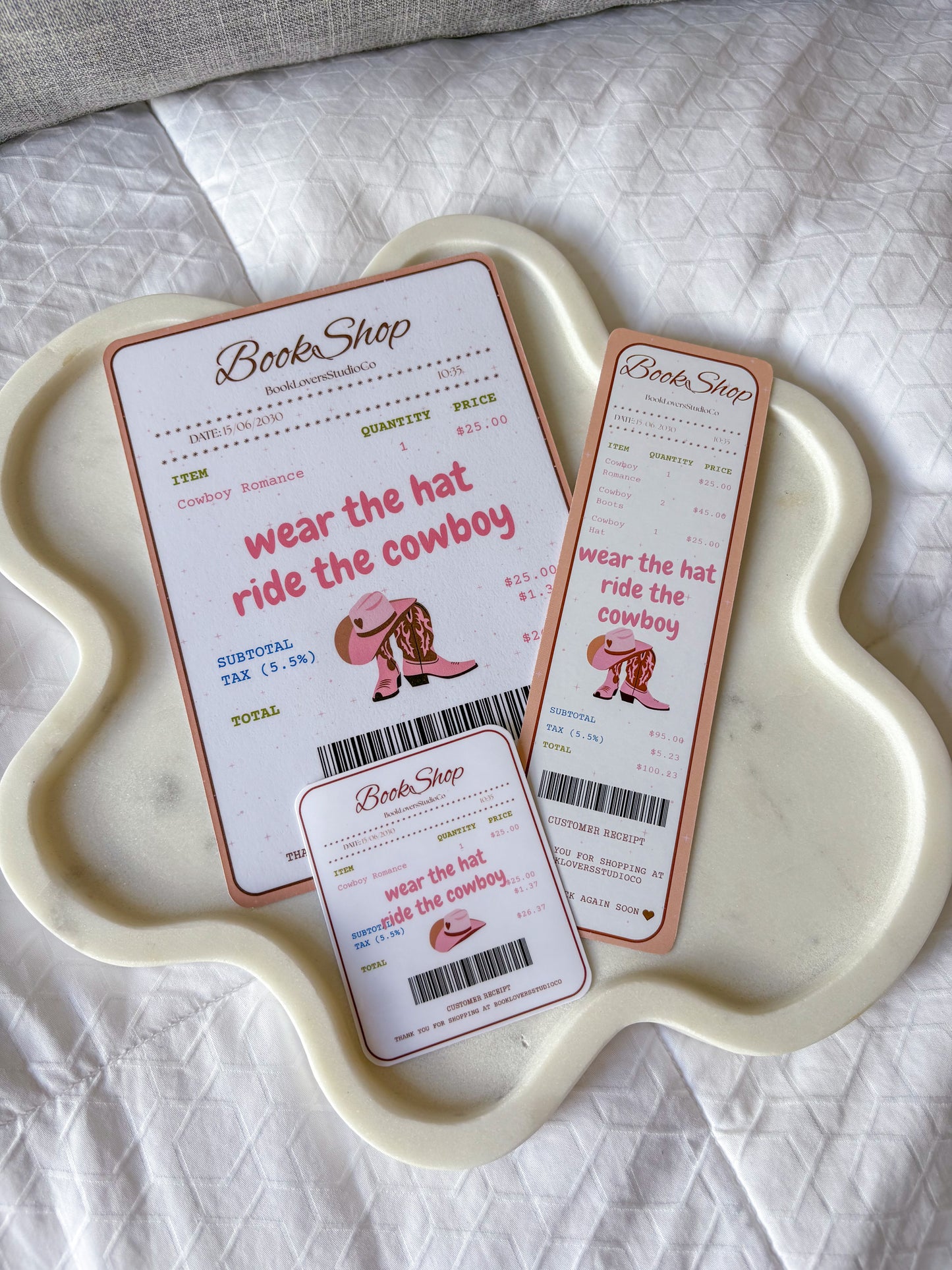 Cowboy Romance Receipt Bundle