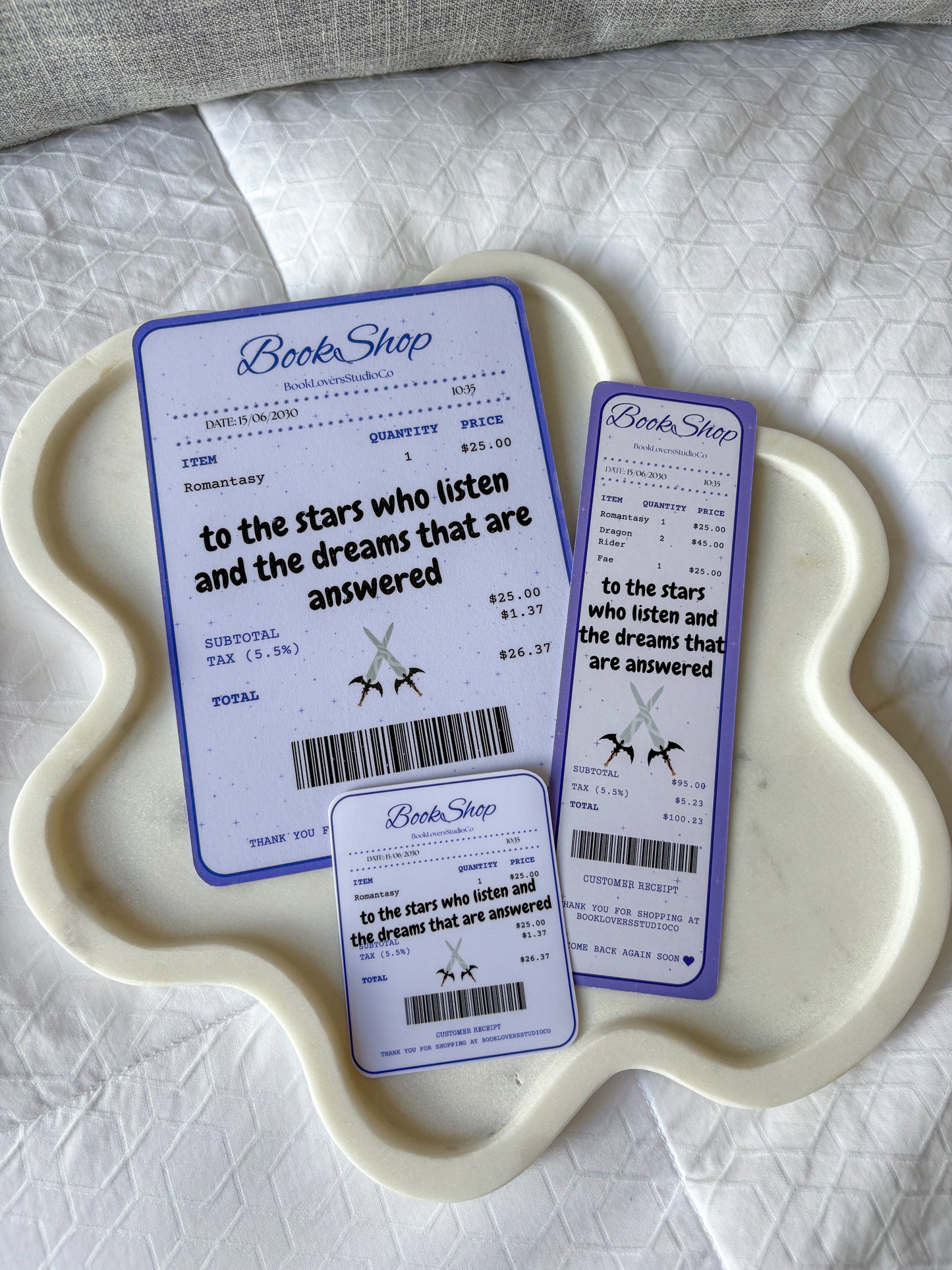 Romantasy Receipt Bundle