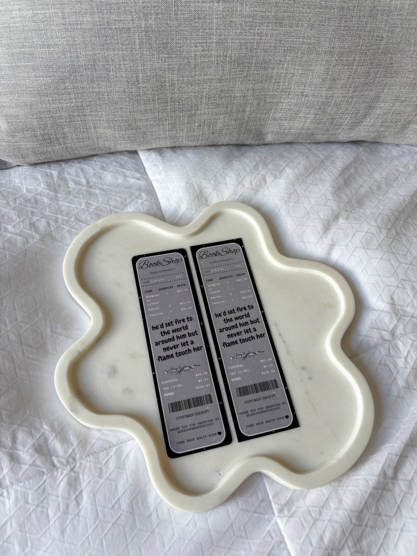 Enemies to Lovers Receipt Bookmark
