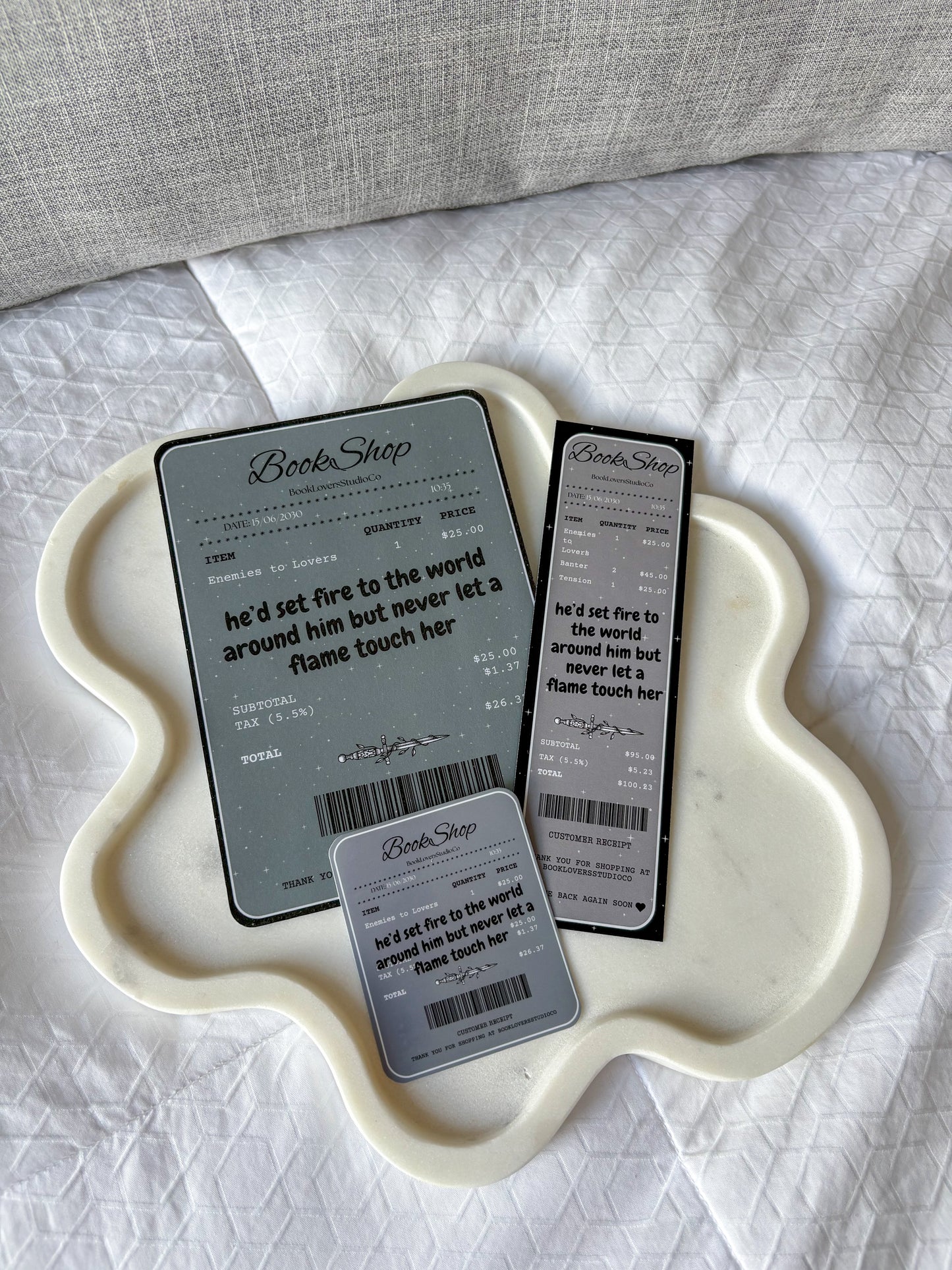 Enemies to Lovers Receipt Bundle