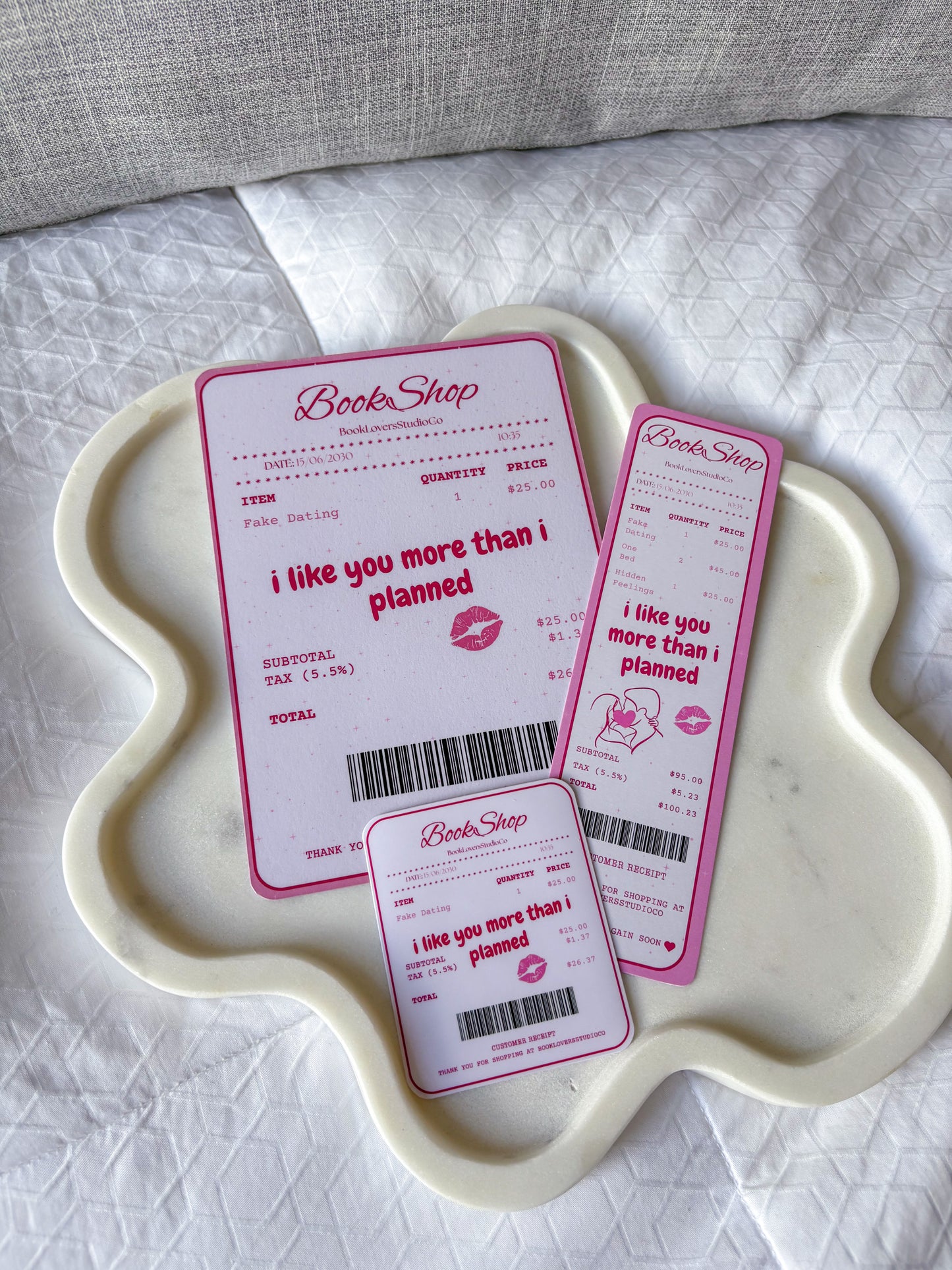 Fake Dating Receipt Bundle