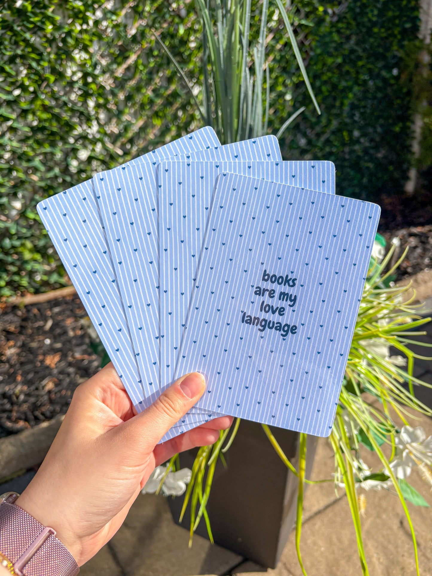 Books Are My Love Language Kindle Insert