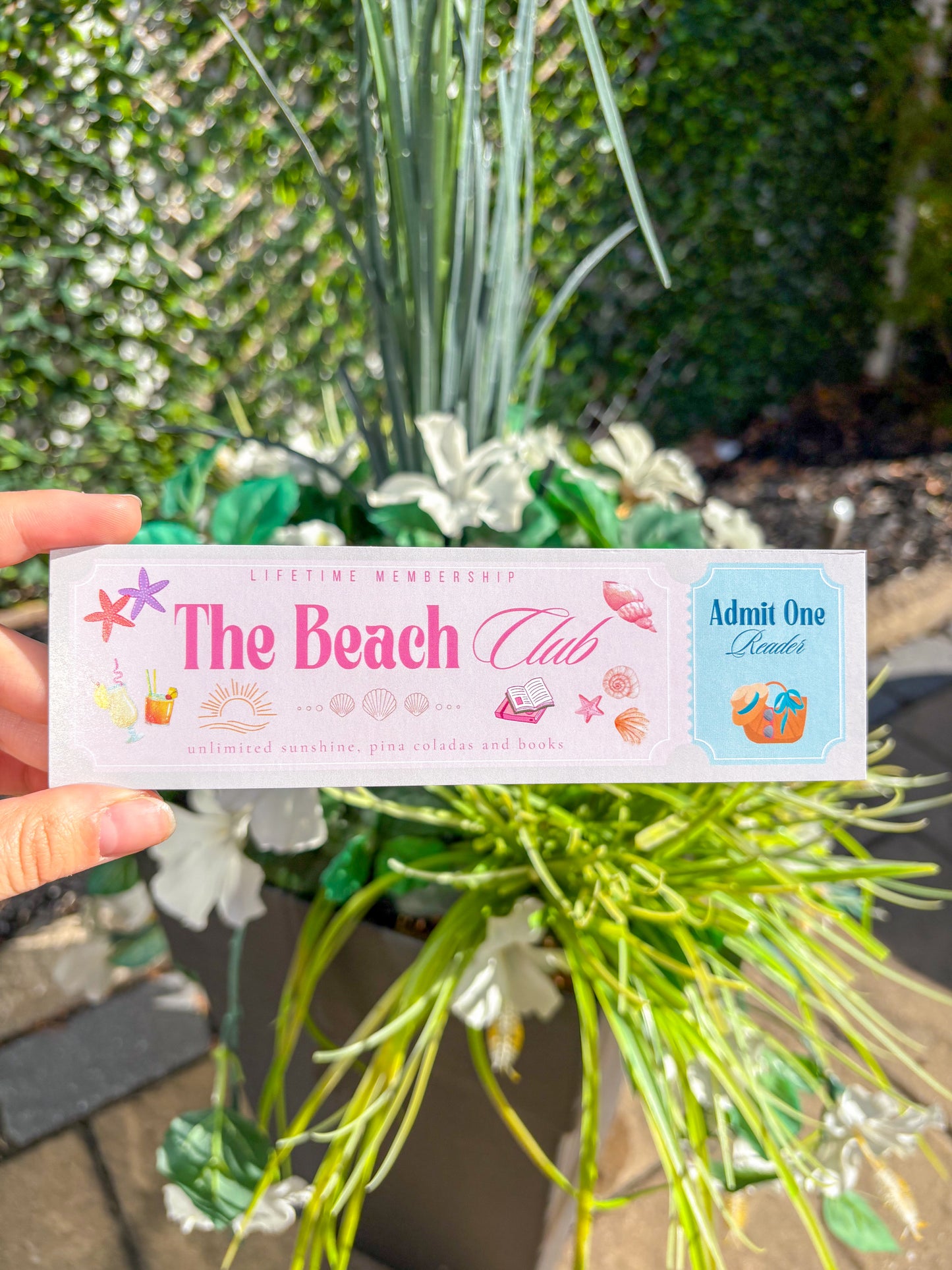The Beach Club Bookmark