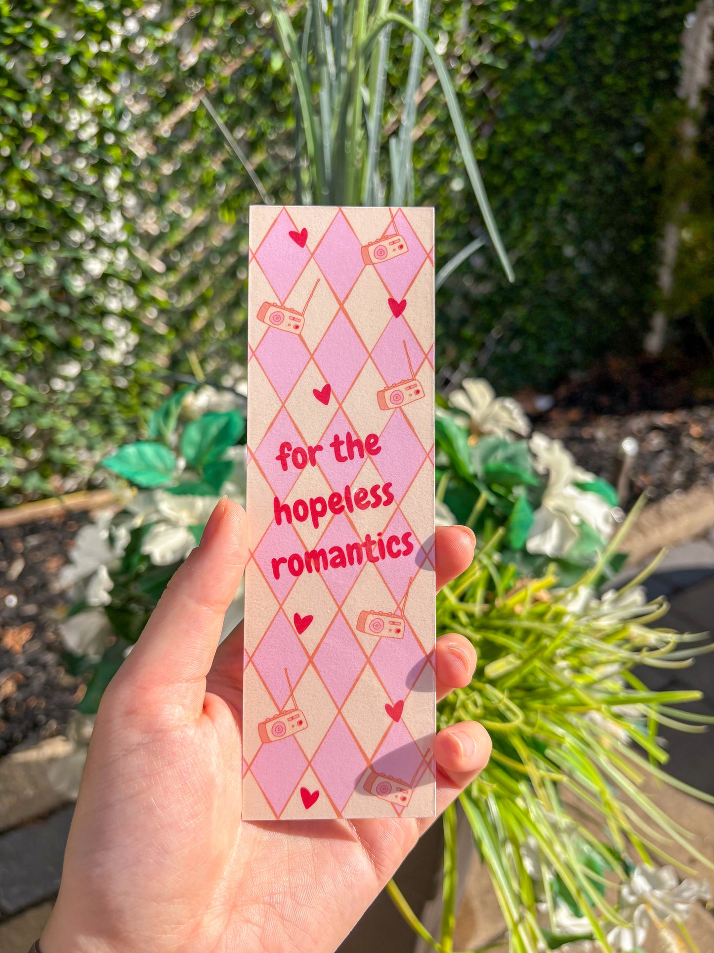 Hopeless Romantic Bookmark